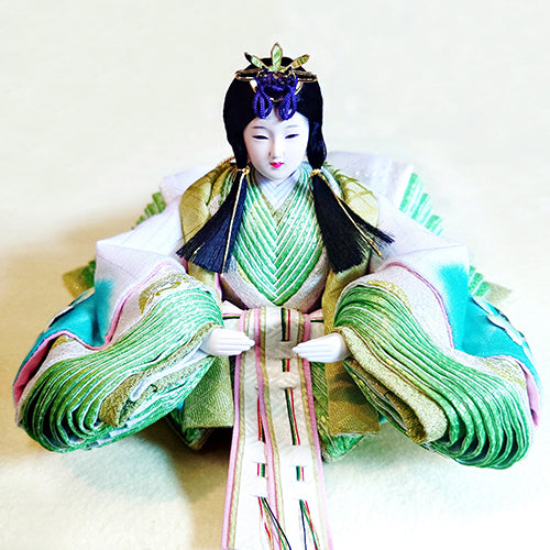 Hina traditional doll Girl/Green