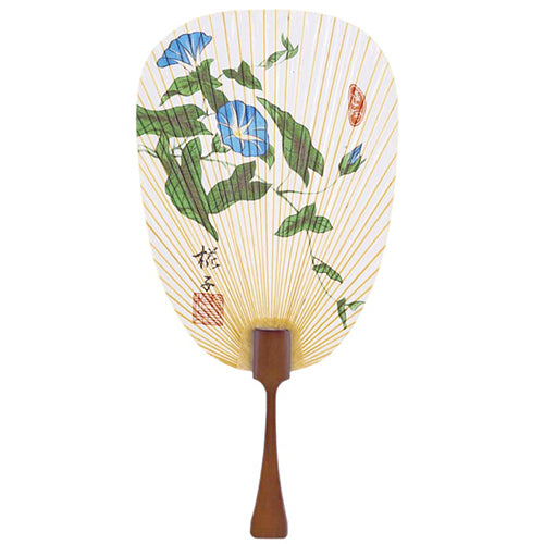 ROUND JAPANESE FAN（Mizu Uchiwa）/ Asagao