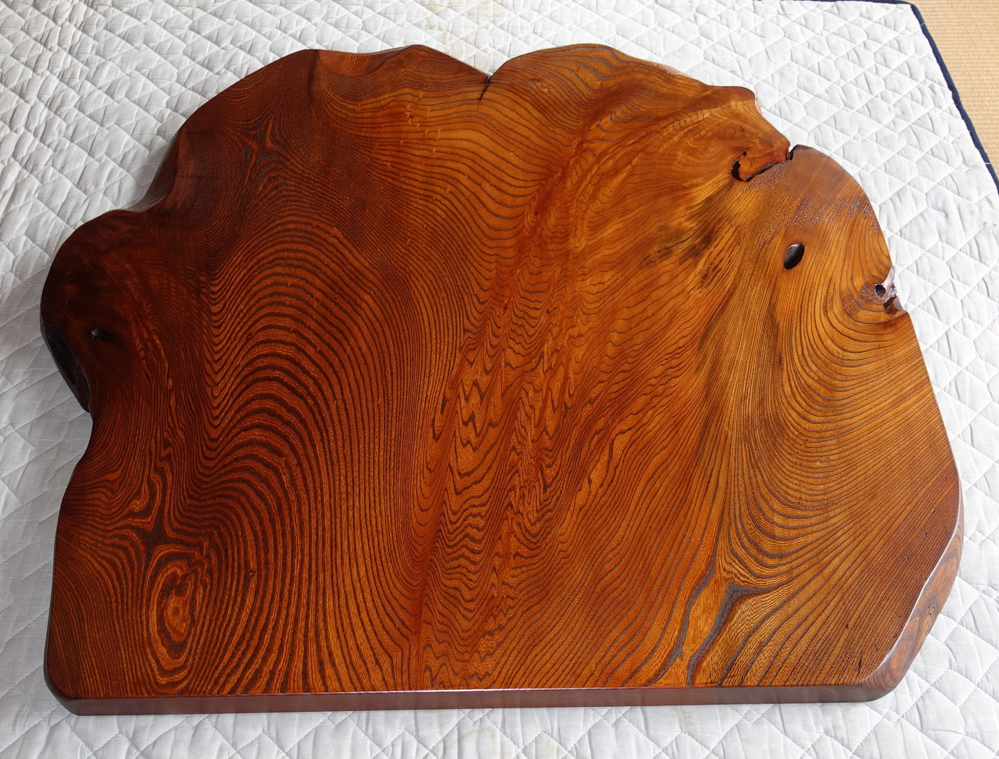 Zelkova board for table