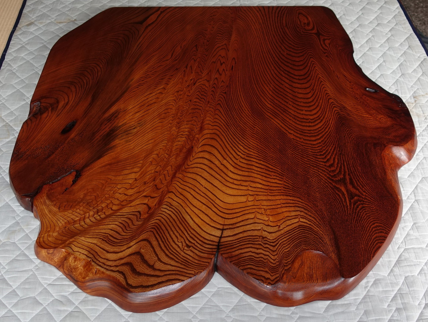 Zelkova board for table