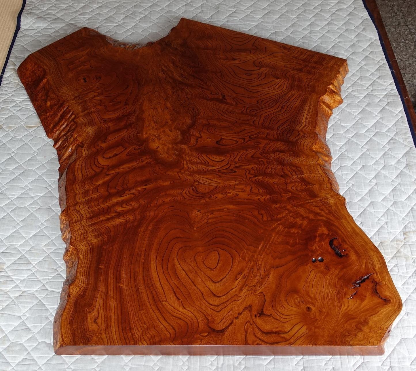 Zelkova board for table