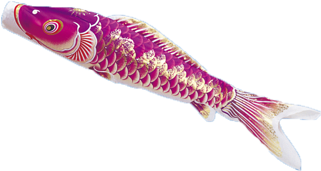 Carp streamer Japanese-style crepe fabric Tenka/0.9m