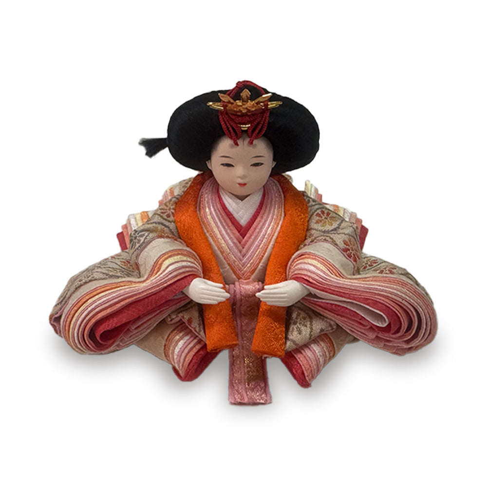 Hina traditional doll Girl/vermilion